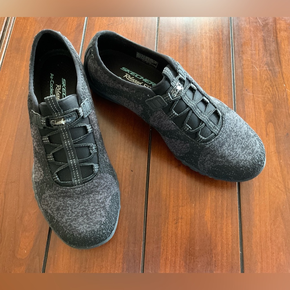 Skechers - Relaxed Fit Air-Cooled Memory Foam Gray Shoes